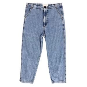 The Great. Jeans Blue Size 26 Cinch Buckle Back